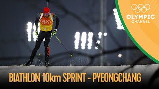 Men's 10km Sprint - Biathlon | PyeongChang 2018 Replays