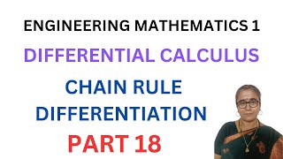 CHAIN RULE DIFFERENTIATION -DIFFERENTIAL CALCULUS -ENGINEERING MATHS1-TAMIL #engineeringmaths1