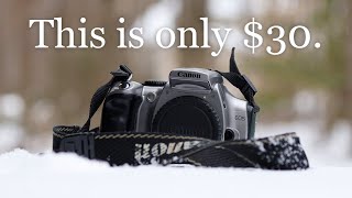 A $30 DSLR Camera! Canon's First Digital Rebel. (EOS 300D)