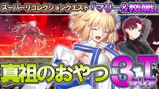 【FGO】奏章Ⅱスーパーリコレクションクエスト(1/3)「マリーオルタ＆カリオストロ戦」3ターンクリア