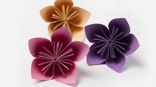 How to make a  Kusudama flower ( paper flowers )