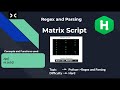 Matrix Script | HackerRank | Regex | Python