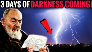 PADRE PIO: THE PROPHECY WILL BE FULFILLED ( 3 DAYS OF DARKNESS ) |DO NOT GO OUT ON THESE DAYS| 2024