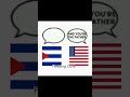 pov cuba and the usa: #memes #geography #history #shorts