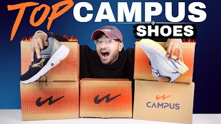 TOP 5 CAMPUS RUNNING SHOES 👟👟UNBOXING \u0026 REVIEW 🔥🔥 RUNNING HAUL