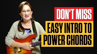 How to Play Guitar Power Chords Easy | Beginner Guitar Lessons | Guitar Tricks