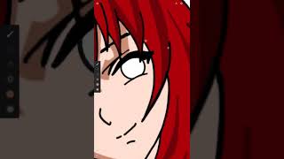 Rias Gremory coloring easy #shorts #anime #rias #capcut #animegirl #drawing