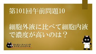 【看護国試対策】第101回 午前問題10 過去問解説講座【クレヨン・ナーシングライセンススクール】