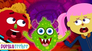 Túnel embrujado - Dibujos animados para niños | Pueblo Teehee