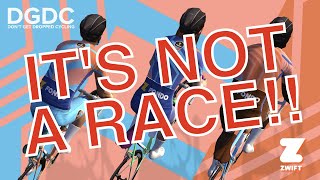 IT’S NOT A RACE!! // Zwift Fondo Series - Bambino