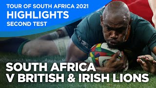 South Africa v British & Irish Lions - Second Test | Highlights | 2021 | Tour of South Africa