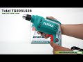 quick unboxing total td2051026 hand drill 500w 10mm