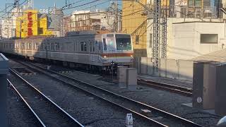 #東京メトロ7000系 メトナナ自由が丘駅到着シーン