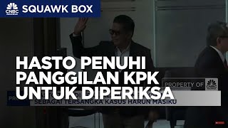 Hasto Penuhi Panggilan KPK untuk Diperiksa Sebagai Tersangka