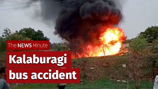 7 killed in Karnataka as private bus goes up in flames after accident