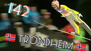 WSZYSTKIE SKOKI 142+ NA SKOCZNI W TRONDHEIM