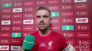 Jordan Henderson Post Match Interview | Liverpool vs Chelsea 0-0 (6-5) FA Cup Final 2022