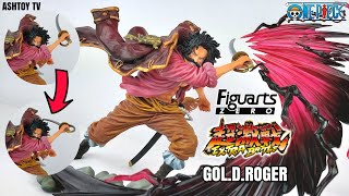 《玩具開箱》海賊王 Figuarts ZERO 超激戰 神避 哥爾·D·羅傑 One Piece EXTRA BATTLE Kamusari Gol.D.Roger Pirate's King