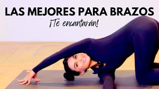 Los mejores ejercicios o posturas de brazos con yoga para mujeres. Principiantes