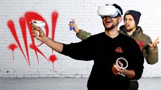 I try VIRTUAL Graffiti (is it Better than REALITY?)