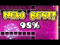 He Got 98% On STEREO MADNESS! (First In The World)