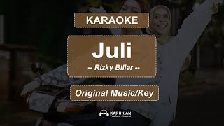 Karaoke Rizky Billar - Juli (Original Music Key)