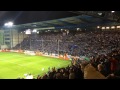 fans von arminia bielefeld feiern ihre mannschaft nach der niederlage