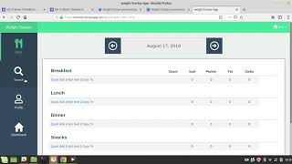 Weight-Tracker app with python flask