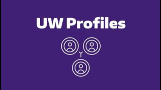 UW Profiles Overview