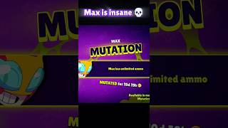 Max's mutation is insane 💀☠️ #shorts #brawlstars