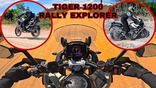 TIGER 1200 RALLY EXPLORER VAI BEM NO OFF ROAD? SUSPENSÕES, PNEUS E CICLÍSTICA FENOMENAIS