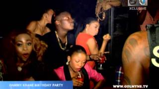 DAMMY KRANE BIRTHDAY PARTY WITH DAVIDO,K SWITCH,OMO AKIN ON HITZ TV