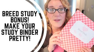 Binder Makeover-$ Binder to Beautiful for Breed Study or School!