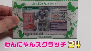 【スクラッチ】わんにゃんスクラッチ ミニチュア・シュナウザー編