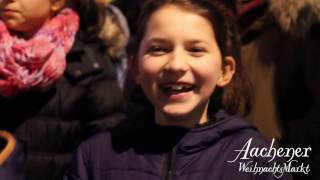 Flashmob auf dem Aachener Weihnachtsmarkt