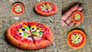 Making pizza with super clay🍕smallest pizza with Super clay /clay craft DIY