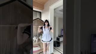 【Tik Tok】猫耳 女仆装 眼镜娘 美少女 兔丸儿  抖音