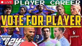 ⚽LIVE: CHOOSING OUR ICON PLAYER! | FC 24 Modded Player Career