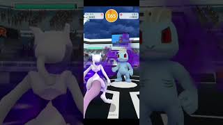 [포켓몬고] 귀여운 그림자 알통몬 6뮤츠로 때려잡기 #pokemongo #포켓몬고