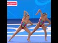 Marlene BOJER vs Michelle ZIMMER | Women's Artistic Swimming Final #shorts