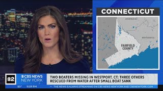 2 boaters missing in waters off Westport, Connecticut