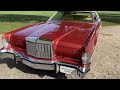 1976 lincoln continental mark iv from rev up motors stk 789