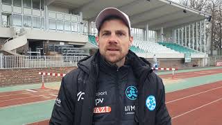 Kickers-Cheftrainer Marco Wildersinn zur 0:2-Testspielniederlage in Schweinfurt