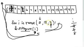 Python for loop with range function and 3 parameters example