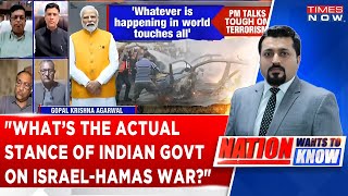 BJP Spokesperson Clarifies The Stance Of Indian Govt On Israel-Hamas War | NWTK