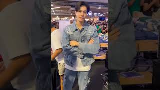 Phuwin is sooo extra handsome \u0026 adorable @ #CentralDenimxPhuwin event ☺️🤍 #phuwintang #winniethephu