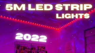 5M LED Strip Light Setup + Review (2022)