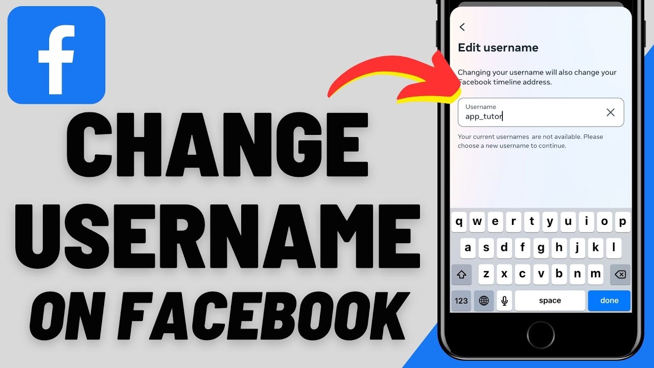 How To Change Username On Facebook - YouTube