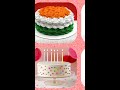 indian flag 🇮🇳 cake 🎂 vs normal cake 🎂 gifts box 🎁 shorts