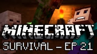 Minecraft: Survival Let's Play Ep. 21 - Nether Wart